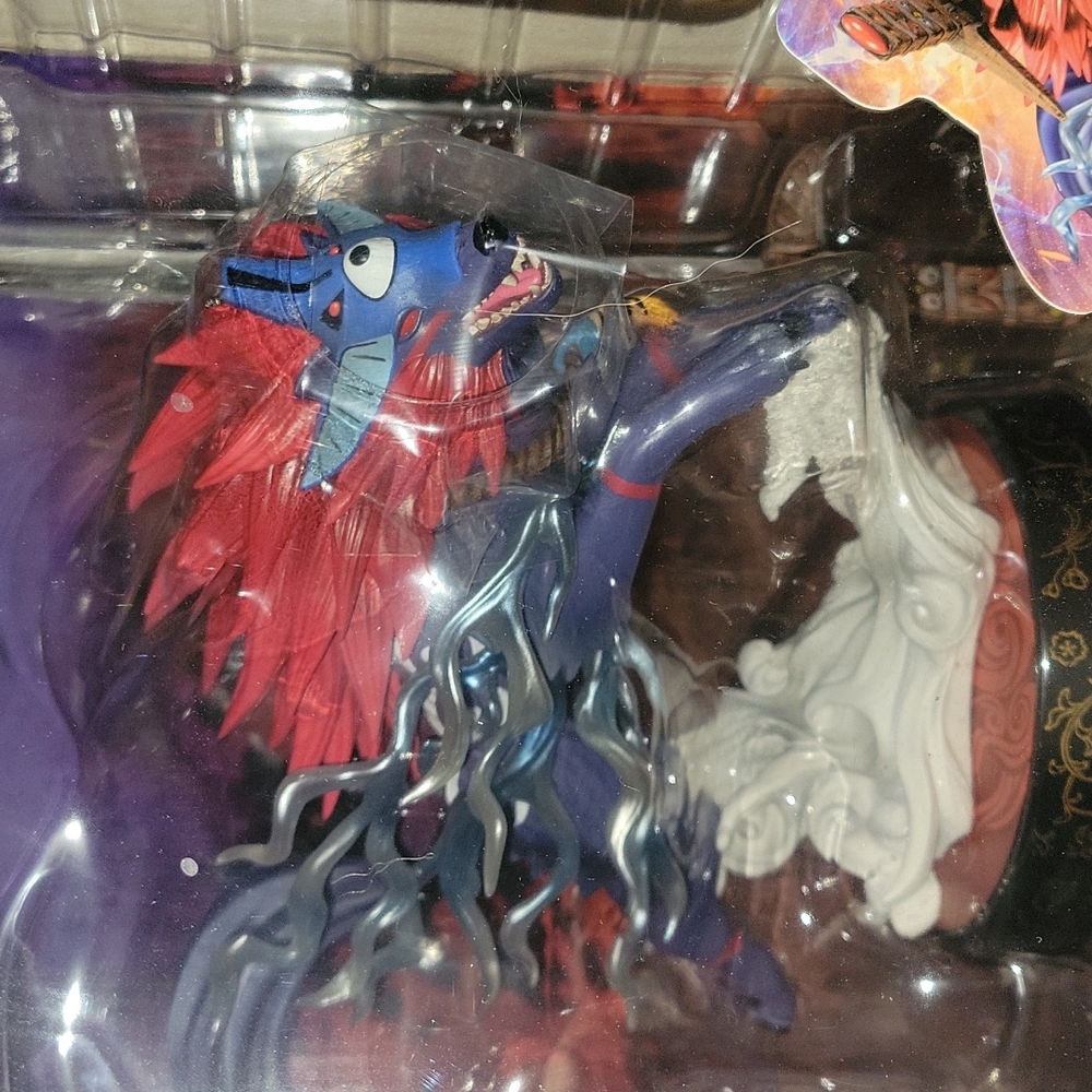 Oki wolf form 9" pvc painted statue new in box capcom toy figure